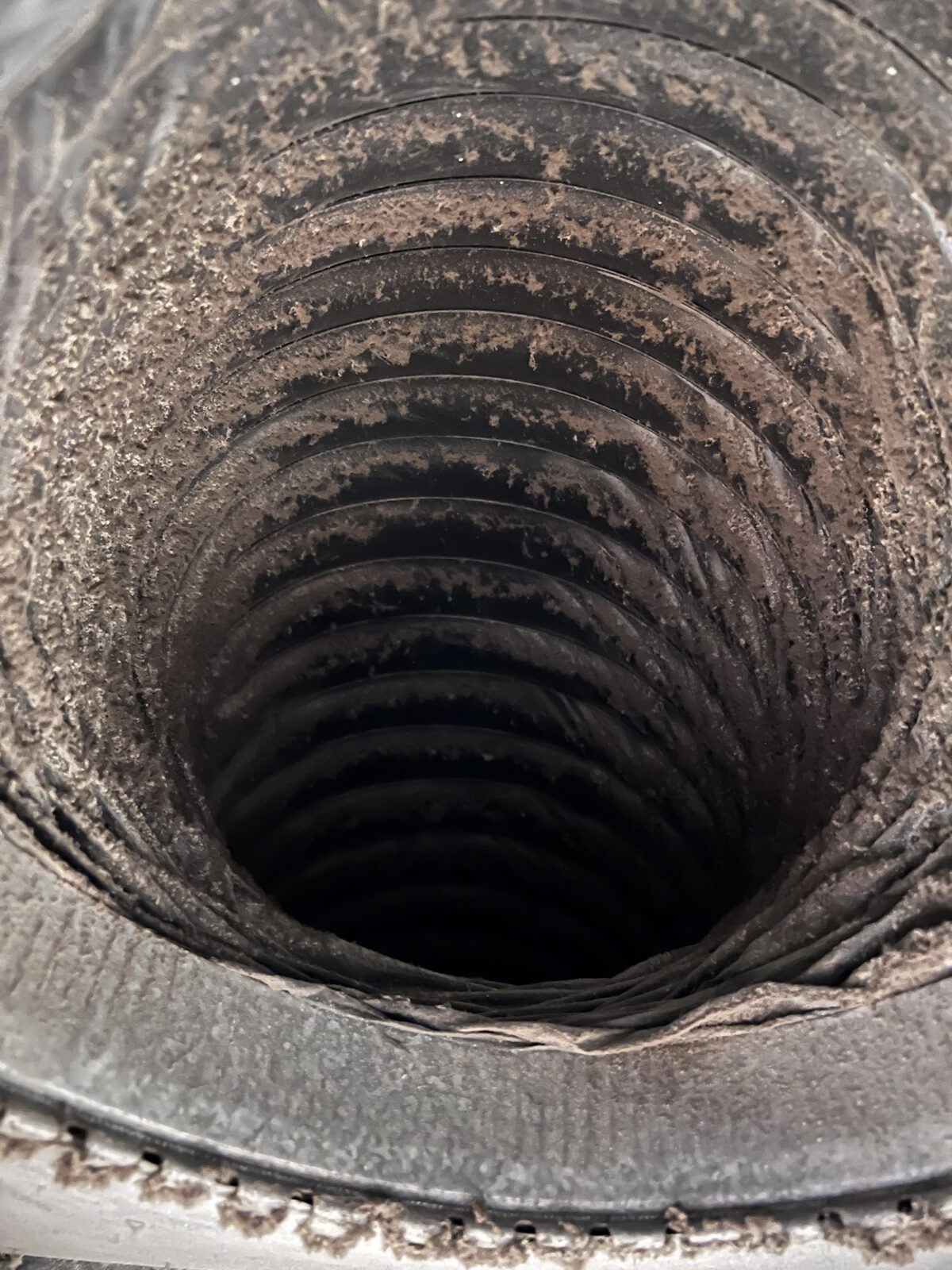 Black mold and contamination found inside a New York home's ductwork